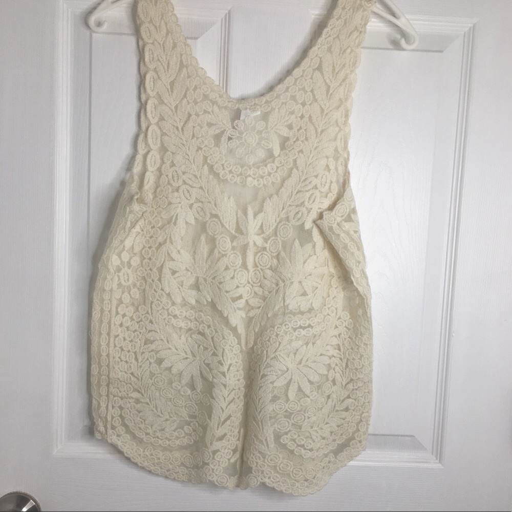 Lace Mesh Tank - Picture 6 of 6